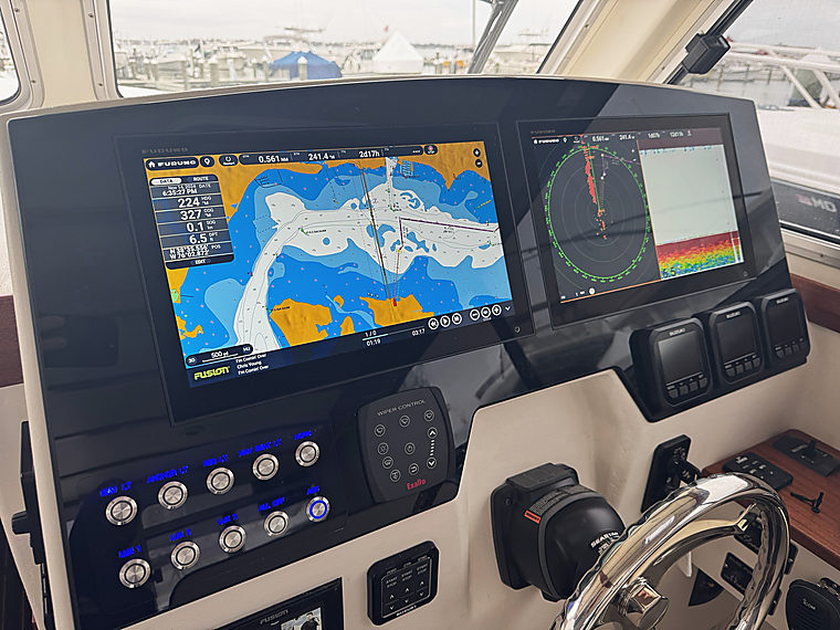 Electronics & Custom Dash Panels: a job by Evolution Marine Electronics