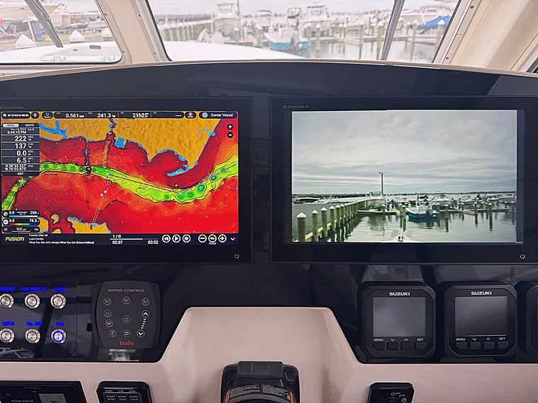 Electronics & Custom Dash Panels: a job by Evolution Marine Electronics