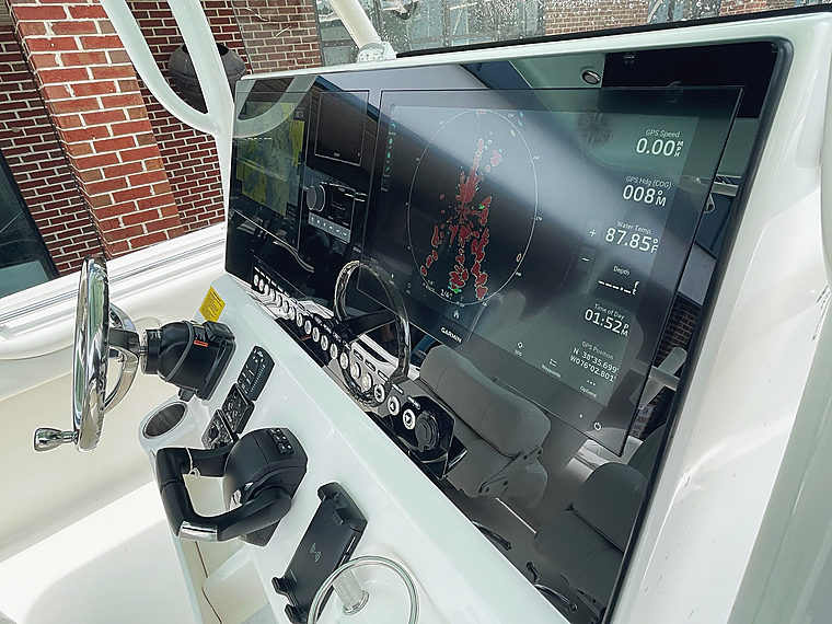 Electronics & Custom Dash Panels: a job by Evolution Marine Electronics