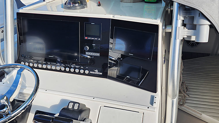 Electronics & Custom Dash Panels: a job by Evolution Marine Electronics