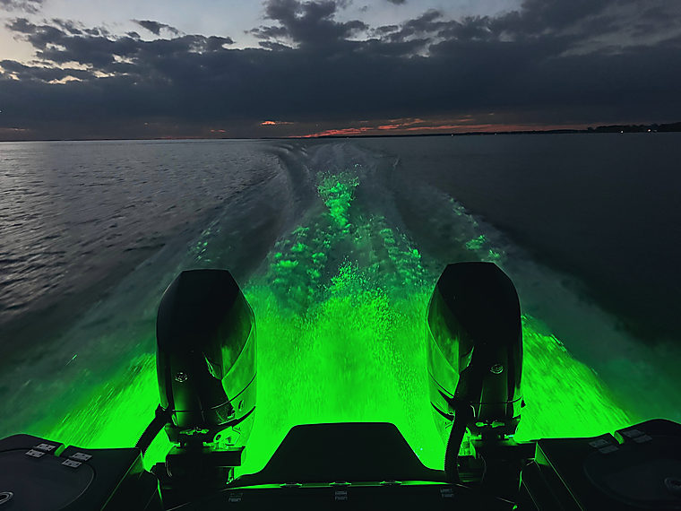 Lighting: a job by Evolution Marine Electronics