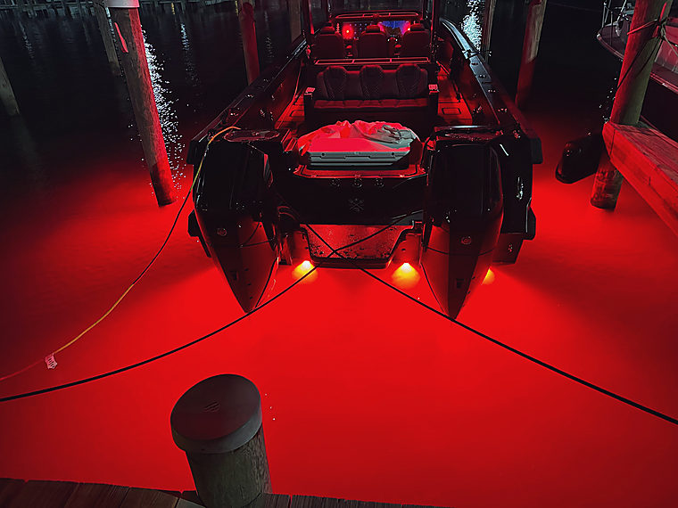 Lighting: a job by Evolution Marine Electronics