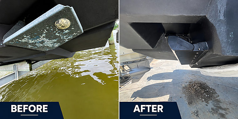 Boat Hardware Upgrade:, before and after